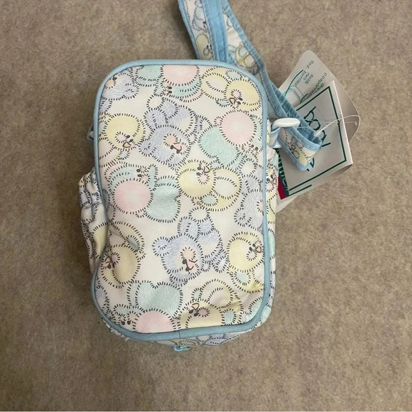 Health-Tex Vintage Baby Fridge Vinyl Insulated Bottle Bag Pastels Blue Animals - Picture 4 of 16